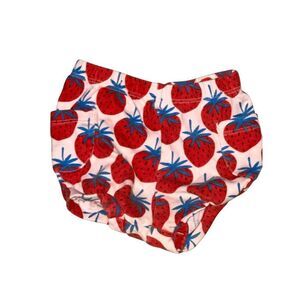 Cute Hanna Andersson Strawberry Print Bloomer Shorts Sz 18-24 months GUC